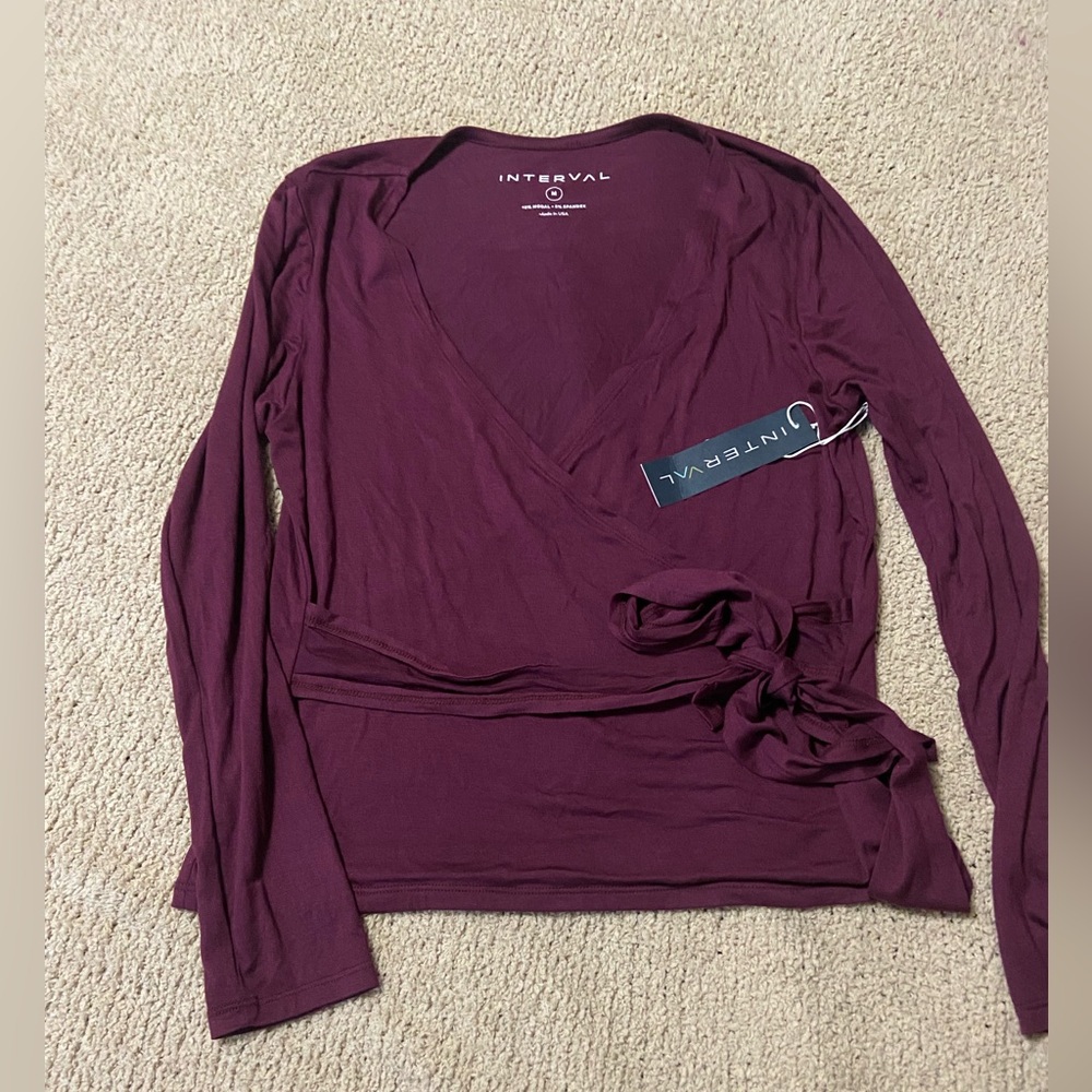 Interval Wrap Top